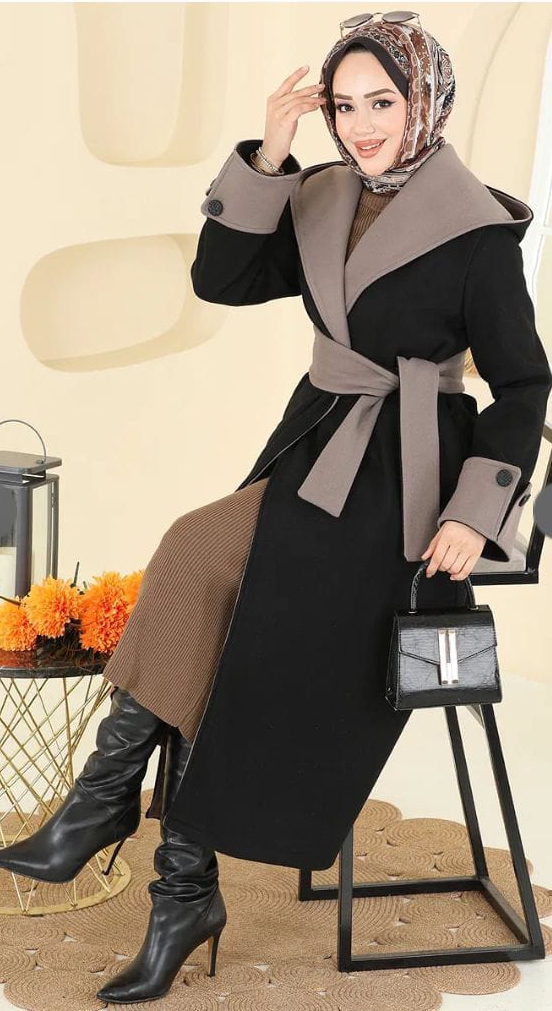 مانطو شتوي من قماش الجوخ الايطالي