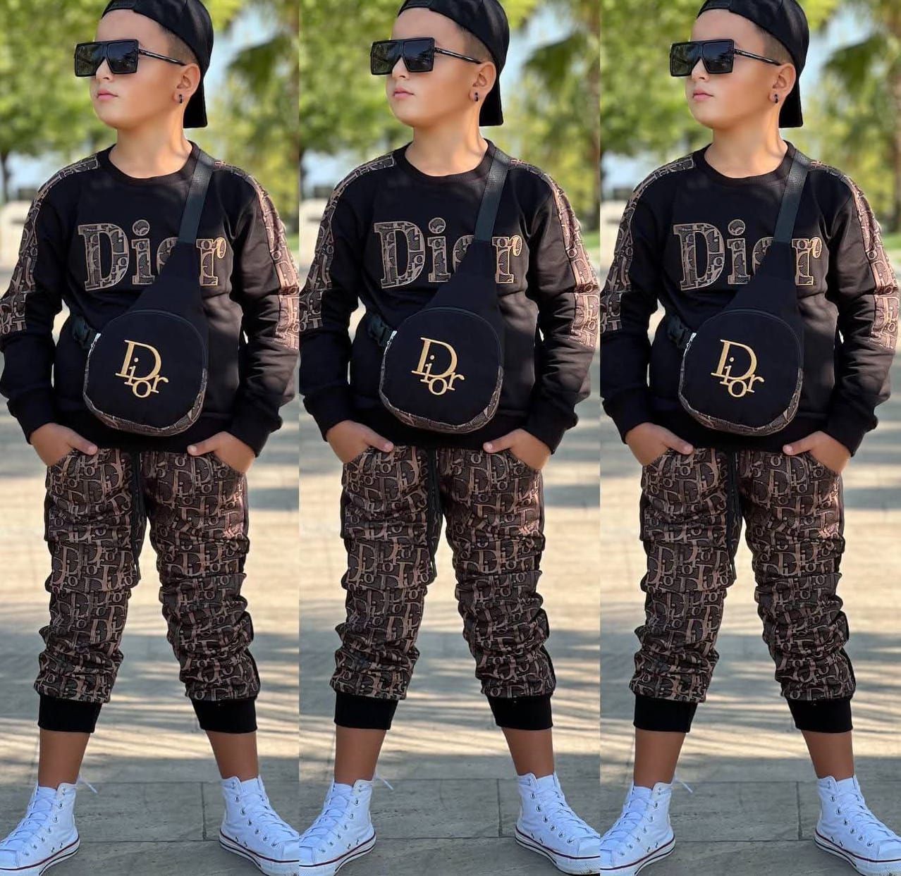 طقم أولادي ماركة ديزاين – ثلاث قطع مميزة