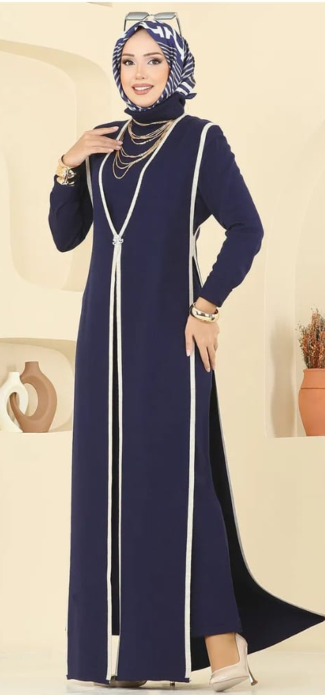 طقم شتوي أنيق للمحجبات