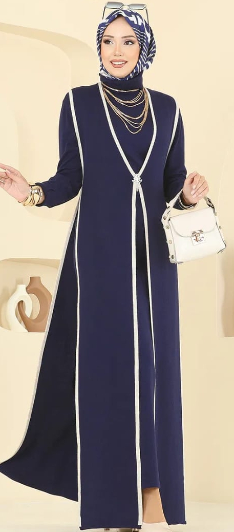 طقم شتوي أنيق للمحجبات